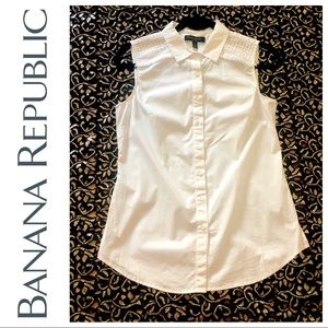 Unique Fringe Sleeveless Button Up